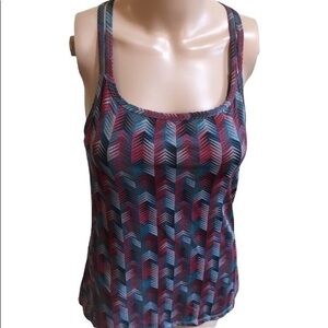 Fabletics Tank top with sports bra built in T Back